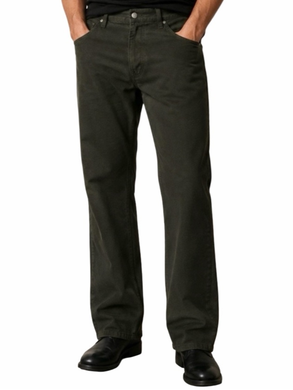 Joe’s Kinetic Brixton stretch Straight Gorpcore Olive Green Jeans  Size 30X32